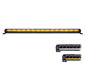 Strands Siberia Night Guard single row 32inch - LED bar 32 '' with standlight and built-in flash - for 12 & 24 volt use - LED spotlight car, truck, camper, tractor and more - EAN: 7323030187064