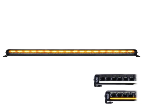 Strands Siberia Night Guard single row 38inch - LED bar 38 & #039; & #039; with standlight and built-in flash - for 12 & 24 volt use - LED spotlight car, truck, camper, tractor and more - EAN: 7323030187071