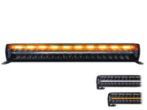 Strands Siberia Night Guard double row 22inch - LED bar with standlight and built-in flash - for 12 & 24 volt use - LED spotlight car, truck, camper, tractor and more - EAN: 7323030187095