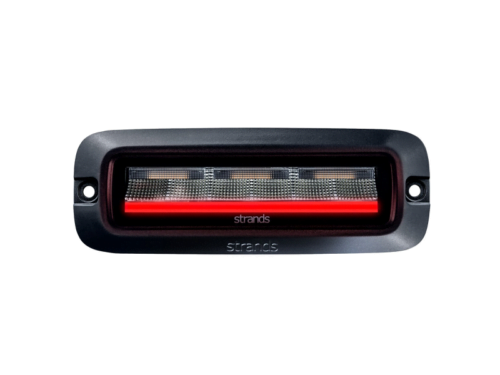 Strands Siberia MO rear light 25w with turn signal - LED 4 chamber rear light for 12&24 volt use - with separate mounting frame - EAN: 7350133814610