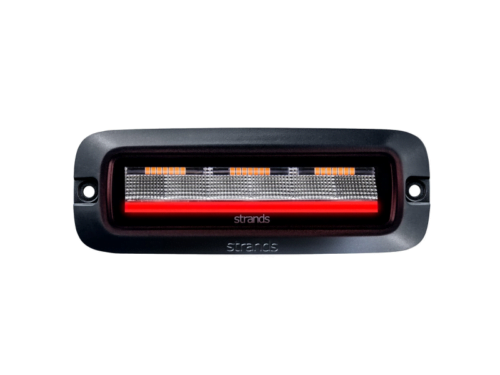 Strands Siberia MO tail light 30W with LED flash - LED 4 chamber rear light for 12&24 volt use - with separate mounting frame - EAN: 7350133814603
