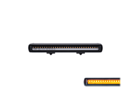 Strands Siberia Low Rider 10 Zoll LED bar - LED Lampe geeignet für 12 & 24 Volt - mit 3-farbiger Markierungslampe und eingebautem LED Blitz - EAN: 7350133811831