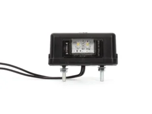 WAŚ W52 LED Kennzeichenleuchte - Kennzeichenbeleuchtung für 12 & 24 Volt - geeignet für PKW, Anhänger, Traktor, Wohnmobil, Wohnwagen, LKW und mehr - EAN: 5907465122375