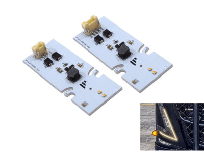 Volvo FH5 LED dagrijverlichting warm wit - bouwjaar 2021+ - Volvo LED DRL unit - EAN: 6090553634627