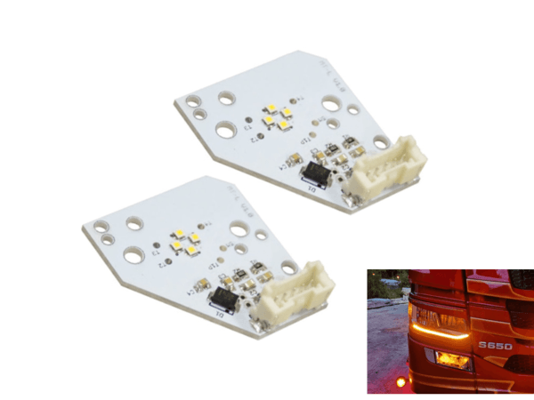 MTRS Scania Next Gen LED daytime running light ORANGE - suitable for Scania truck with LED package - Matronics number 240840 - EAN: 7448155842831