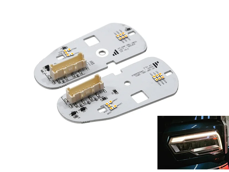 DAF NG LED daytime running lights WARM WHITE - LED DRL unit for DAF XF, XG and XG+ - suitable for models from 2021+ - EAN: 6090544022082