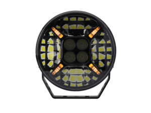 Full LED spotlight ROUND with ORANGE LED parking light - EAN: 8720364580124