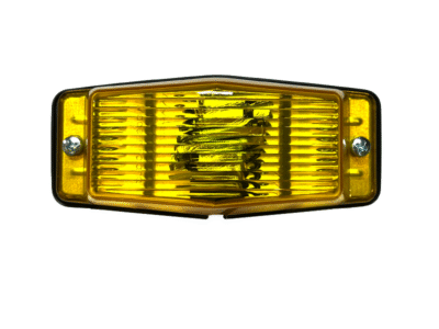 Doppelbrenner mit GELBEM Glas - Nedking Doppelbrenner mit doppelter BA15S Lampenfassung - für 12 & 24 Volt - EAN: 6090539619655