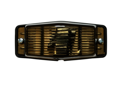 Doppelbrenner klar mit DUNKELEM Glas - Nedking Doppelbrenner mit doppelter BA15S Lampenfassung - für 12 & 24 Volt - EAN: 6090539824875