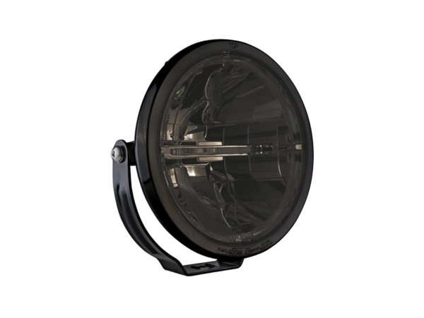 Strands Ambassador full LED spotlight with DARK glass - Dark Knight EDITION - with color changeable LED parking light - for 12 & 24 volt use EAN: 7323030186753 - STRANDS SKU: 270925