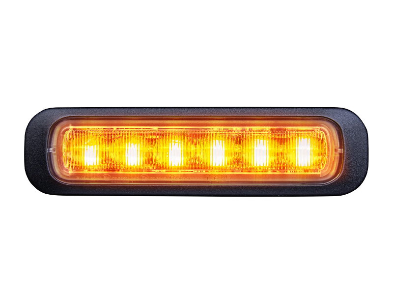 WAS W223.2 LEDbar PANTERA Dark - mit Blitzlicht orange 