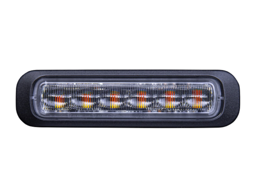 Strands Dark Knight 6 LED Blitz mit Klarglas – LED Blitz mit ECE R65 Gütezeichen geeignet für 12 und 24 Volt Einsatz – EAN: 7350133813521