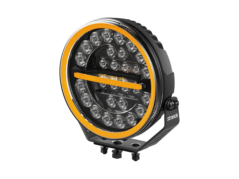 Strands Firefly full LED spotlight 9 inch - A revolutionary driving light that stands out by blending in with your vehicle - SUPERDIK - suitable for car, truck, camper, tractor and more - works on 12 and 24 volts - EAN: 7350133816324