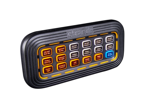 Strands Cruise Light remote control wireless - remote control that is suitable for the CL Beacon bars of Strands - receiver has 6 incoming ports and can tolerate a maximum of 700w - EAN: 7350133815556