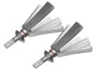 H7 Xtreme LED lamp set - H7 LED lamp for car, motorcycle, camper, truck, tractor and more - works on 12 and 24 volt - EAN: 6090537967994