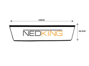 Nedking LED light plate for DAF XF 105 and 106 - suitable for Super Space Cab / SSC - dimensions 146 x 28.5 cm