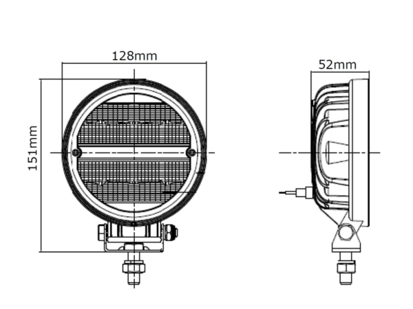 Afmetingen tekening van de ADL12028 - EAN: 8720364580292