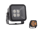 Strands Dark Knight Fortex LED work light with 3 WHITE colors - Work light with AMBER parking light suitable for 12 and 24 volt use - EAN: 7323030001131
