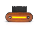 WAŚ W174 marker light ORANGE - marker lights for 12 and 24 volt use - LED lamp with NEON look - for car, truck, tractor, camper and more - EAN: 5903098103576