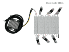 LED strip voor CLASSIC / OLD SCOOL model lichtbak met een lengte van 140cm - geschikt voor een RETRO DESIGN NEDKING lichtbak - werkt op 12 en 24 volt - geleverd met POWERUNIT - EAN: 6438203003179
