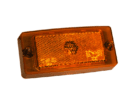 M-LED classic marker light ORANGE - FULL LED block light for, for example, a light bar or side skirt for car, van, truck and more - with ECE R148 and ECE R150 approval mark - marker light for 12 and 24 volt use - replaces Hella 2PS 004 361-001 and 2PS 002 727-001 - M-LED ZM365