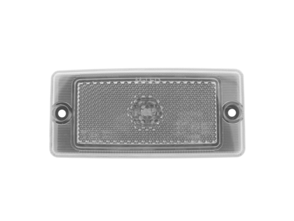 M-LED classic Markierungsleuchte ORANGE mit KLAREM GLAS – VOLLSTÄNDIGE LED Blockleuchte für beispielsweise einen Lichtbalken oder Seitenschweller für PKW, Lieferwagen, LKW und mehr – mit ECE R148- und ECE R150-Gütezeichen – Markierungsleuchte für 12- und 24-Volt-Betrieb – ersetzt Hella 2PS 004 361-001 und 2PS 002 727-001 - M-LED ZM366