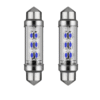 Festoon LED buislamp 24 volt BLAUW - LED interieur lamp die past in een buislamp aansluiting - te monteren in vrachtwagen, trailer en camper als deze op 24volt is aangesloten - LED lamp is voorzien van 6 LED punten - EAN: 7448153441401