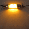Festoon LED Soffittenlampe 24 Volt ORANGE / AMBER - LED Innenraumlampe, die in einen Soffittenlampenanschluss passt - zu montieren in LKW, Anhänger und Camper, wenn dieser an 24 Volt angeschlossen ist - LED Lampe ist mit 6 LED-Punkten ausgestattet - EAN: 7448155531599