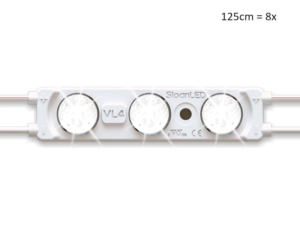 LED strip for spoiler model light box with a length of 125cm - suitable for light box from IllumiLED and Nedking - works on 12 and 24 volts - supplied with POWERUNIT