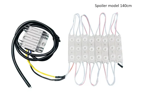 LED-Streifen für Spoilermodell-Leuchtkasten mit einer Länge von 140 cm – passend für Leuchtkasten von IllumiLED und Nedking – funktioniert mit 12 und 24 Volt – wird mit POWERUNIT geliefert