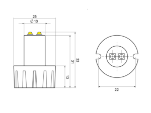 Technical drawing ADL26315-CR