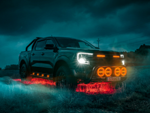 Ford F150 SUV car with various types of LED lighting installed from the brand Strands - EAN: 7323030191603