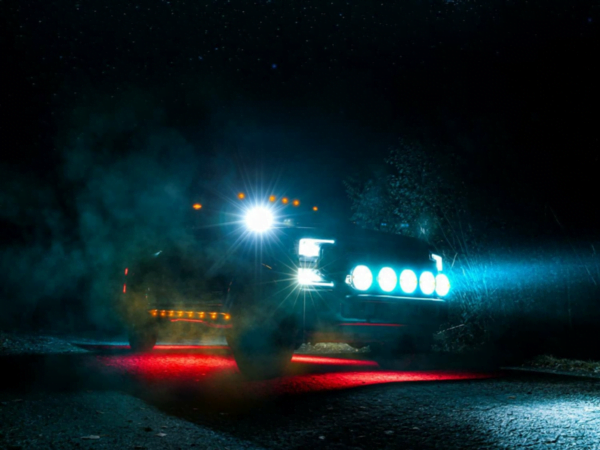 Ford F150 SUV car with various types of LED lighting installed from the brand Strands - EAN: 7323030191603