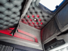 LED lighting incorporated in a truck interior - example button lighting truck styling