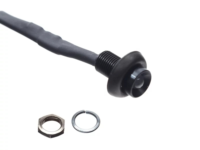 Mini LED spot RGB 24V - 5 pieces - black - interior lamp suitable for 24 volt use - truck / camper lighting - recessed spot for starry sky