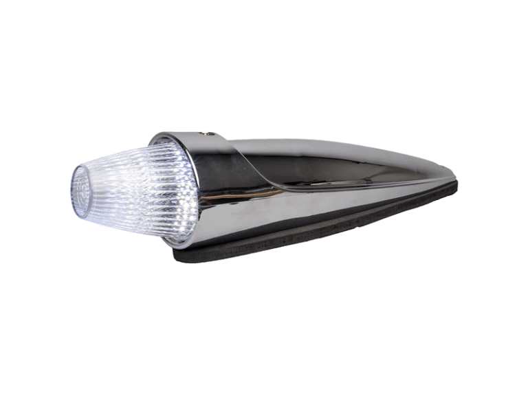 LED torpedo top light DUAL COLOR - chrome - All Day Led - for 12&24V