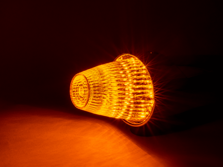LED torpedo top light DUAL COLOR - chrome - All Day Led - for 12&24V