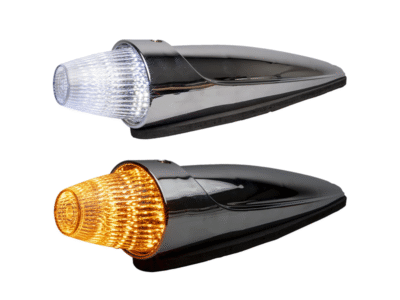 LED Torpedo Topleuchte DUAL COLOR - NEDKING LED Topleuchte für eine LKW-Kabine - zweifarbiges Standlicht ORANGE/WEISS - geeignet unter anderem für Kabinendach