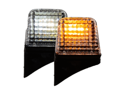 Volvo LED Topleuchte DUAL COLOR RECHTS - NEDKING LED Topleuchte für eine LKW Kabine - zweifarbiges Standlicht ORANGE/WEISS - geeignet unter anderem für Kabinendach