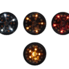 M-LED Umrissleuchte Modul KLAR - Dänische Umrissleuchte Modul mit 3 Farben Standlicht und Blinker Funktion - ECE R148 Prüfzeichen mit Kat. 5 Blinker - Lampeneinheit Tri Color mit Blinker - für 12 und 24 Volt Betrieb - M-LED PV156