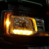 Scania Next Gen LED DRL unit for halogen headlight - LED DRL unit suitable for Scania Next Gen truck from 2016+ - ORANGE DRL unit for the truck - EAN: 6090429833888