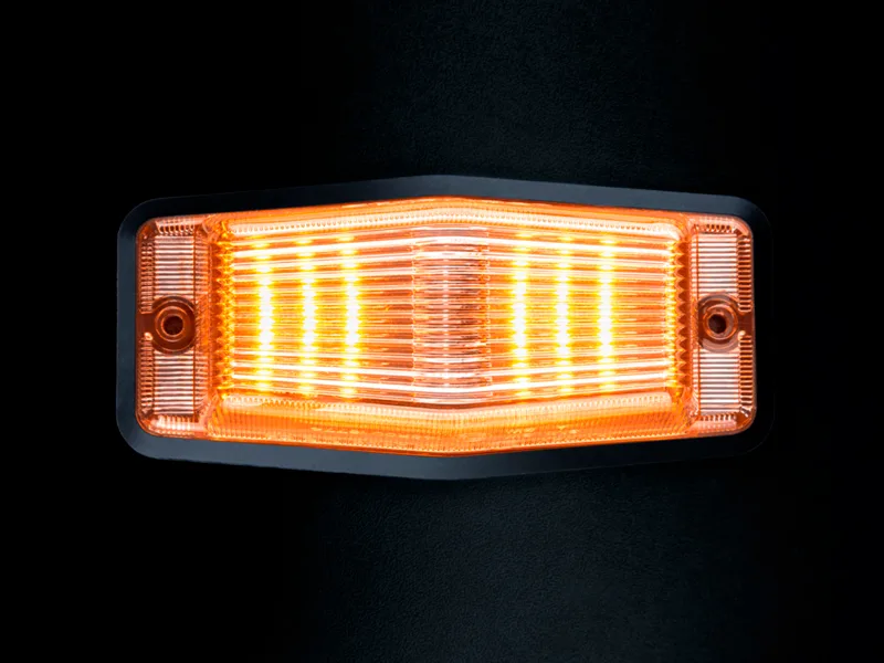 Strands IZE LED Silver Arrow LED Double Dutch with strobe - DUAL COLOR LED Double Dutch with warning light and clear glass - suitable for 12 and 24 volt use - EAN: 7323030192259