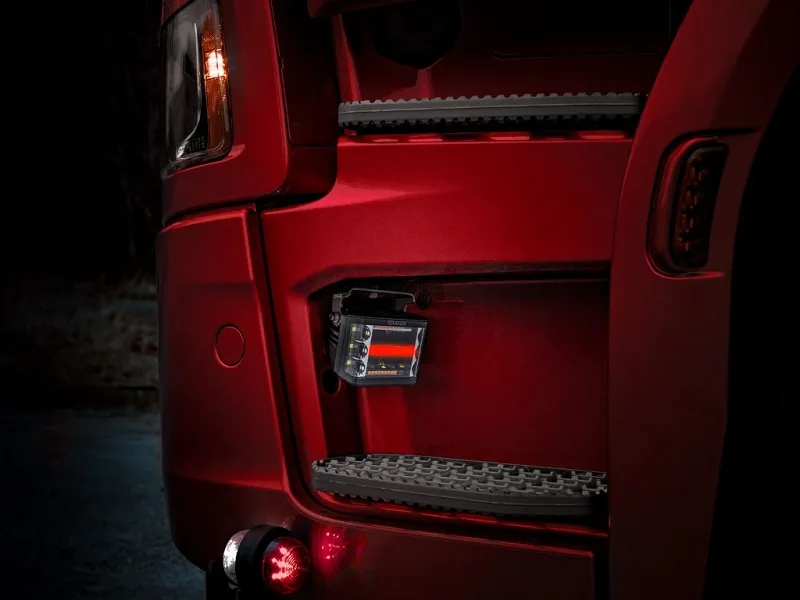 Strands 809282 mounted on a truck - work light for the step well - provides good light and visibility