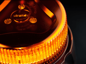 Strands Freedom Lighthouse XL - ORANGE - warning lamp with ECE R65 approval mark - - Strands 800265 - Strands FREEDOM LIGHTHOUSE XL SURFACE MOUNT - suitable for 12 and 24 volts - EAN: 7323030001605