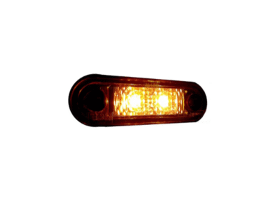 M-LED markeringslamp - oranje - geschikt voor 12 en / of 24 volt gebruik - ZM380 - 2 LED punten