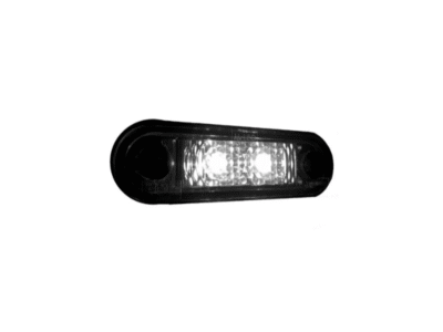 M-LED markeringslamp - wit - geschikt voor 12 en / of 24 volt gebruik - ZM381 - 2 LED punten