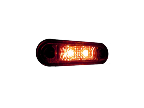M-LED Begrenzungsleuchte - rot - geeignet für 12 und/oder 24 Volt Betrieb - ZM382 - 2 LED Weichen