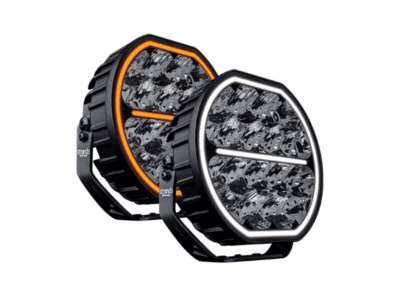 Strands Big Energy 9 Zoll Scheinwerfer - zweifarbiges Standlicht - geeignet für 12 und/oder 24 Volt - Strands 270976 - 18 LED Punkte - EAN: 7323030190194