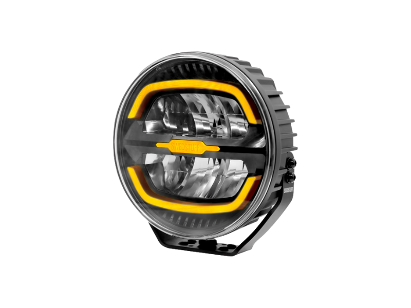 Swedstuff spotlight DL 7 inch - two-tone parking light - suitable for 12 and/or 24 volt use - 6 LED points - EAN: 7323030192556