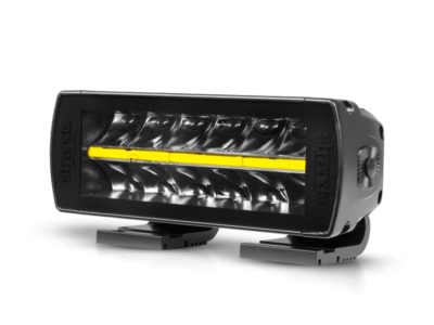 Strands Siberia XP LED bar DR 8 Zoll - LED bar mit 2-farbigem Standlicht GELB / WEISS, die für 12 und / oder 24 Volt geeignet ist - Strands 809425 - SIBERIA XP DR LED BAR 8″ - EAN: 7323030192716